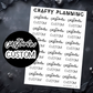 Script 1 - Custom Scripts - Mini Sticker Sheet