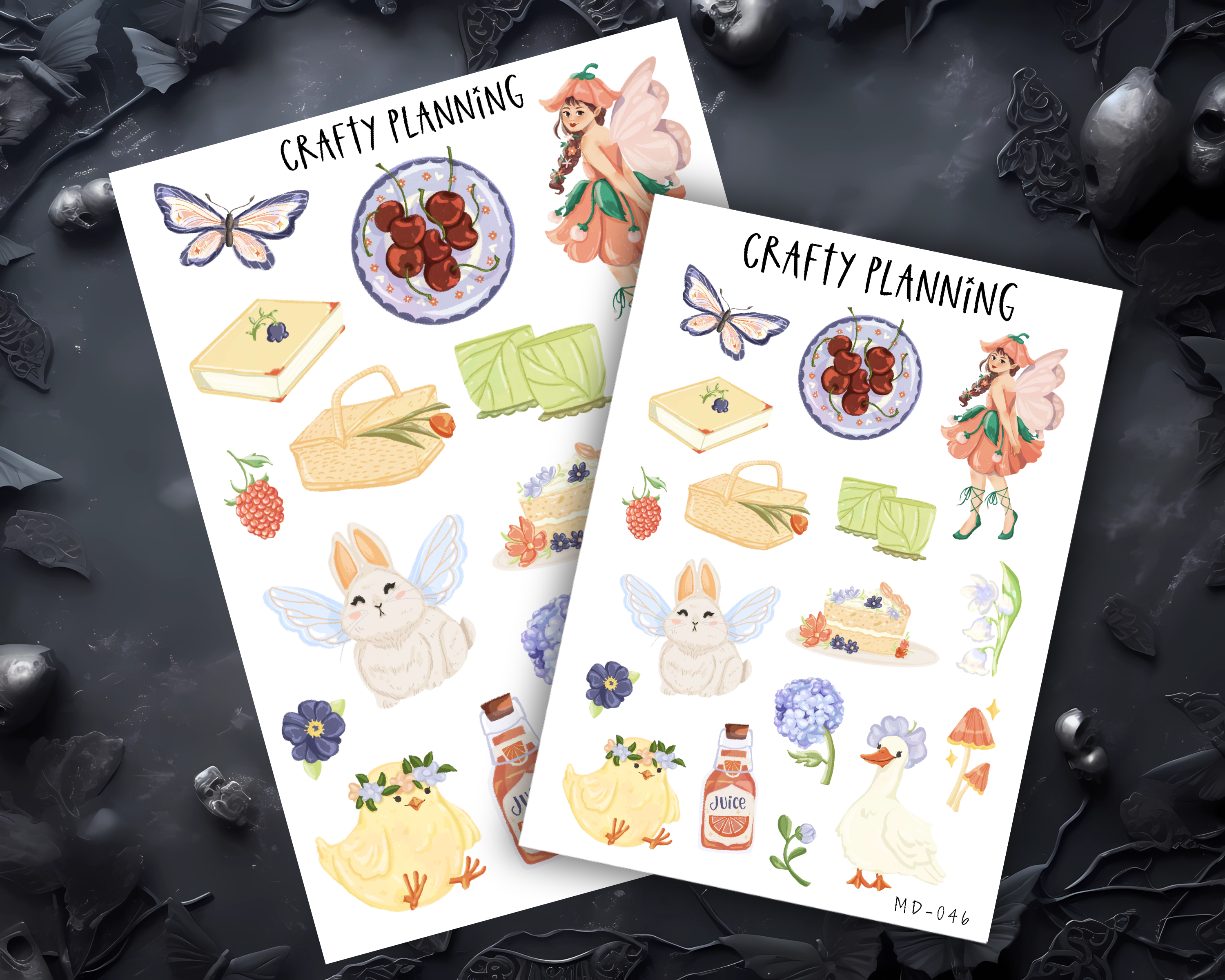 FAIRY PICNIC SOCIETY - PLANNER DECO STICKER SHEET