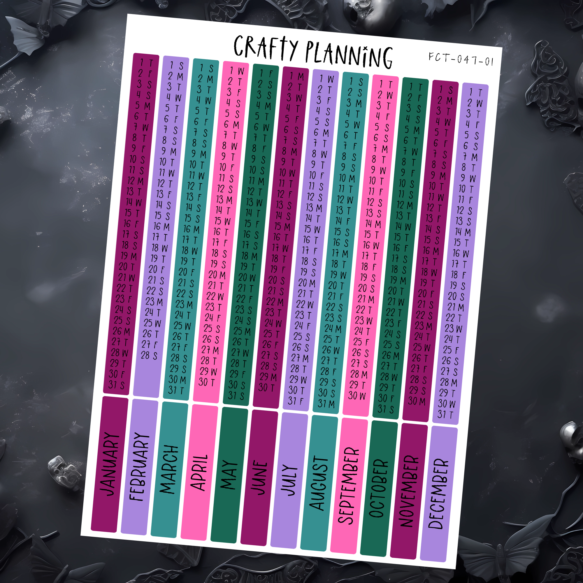 2026 INDEX STICKERS - PERSEPHONE