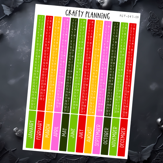 2026 INDEX STICKERS - APHRODITE