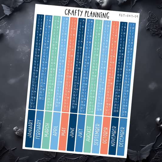 2026 INDEX STICKERS - POSEIDON