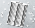 2026 Cousin Index Strips - Grey Witch