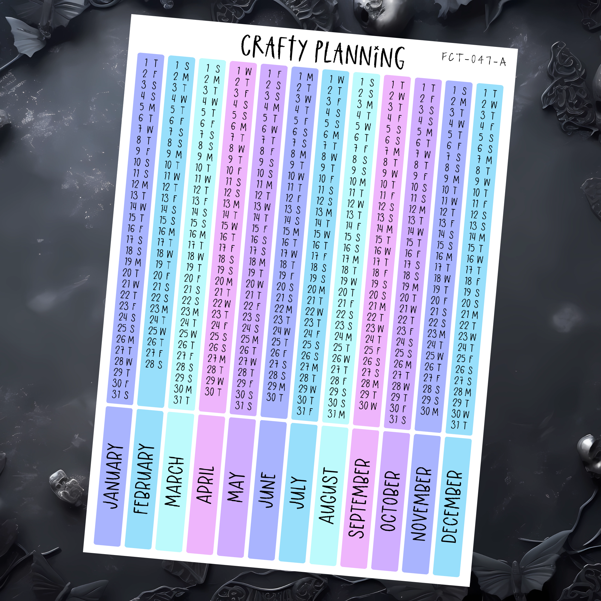 2026 INDEX STICKERS - PASTEL WITCH