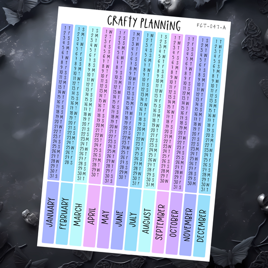 2026 INDEX STICKERS - PASTEL WITCH
