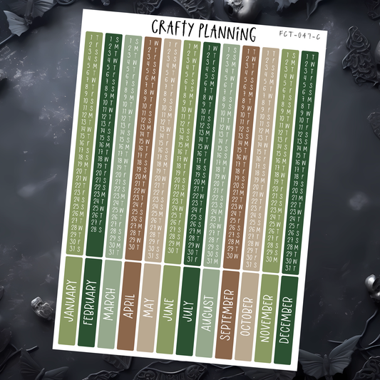 2026 INDEX STICKERS - FOREST WITCH