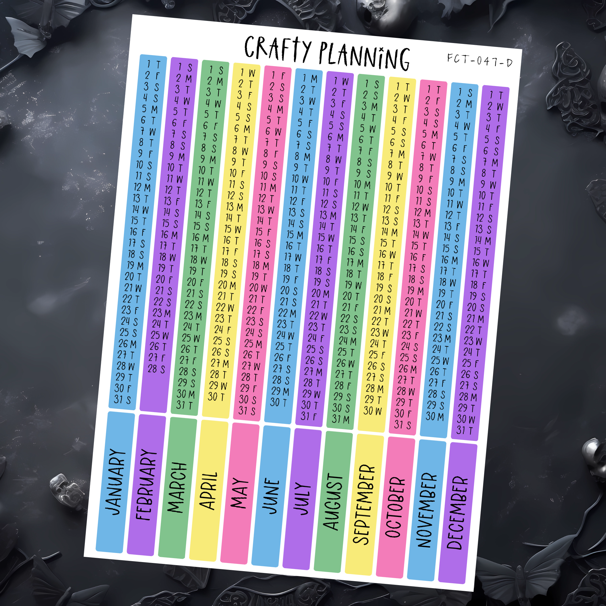 2026 INDEX STICKERS - RAINBOW WITCH