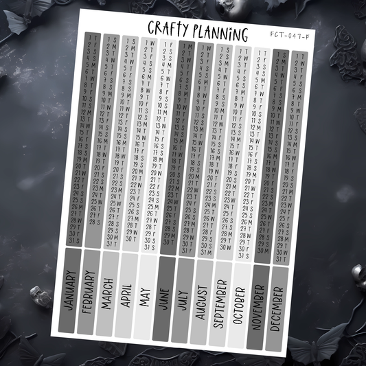 2026 INDEX STICKERS - GREY WITCH