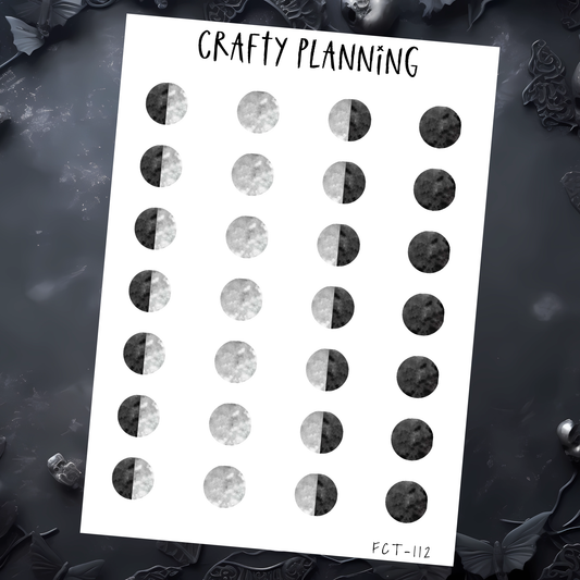 MINI UNDATED MOON PHASES