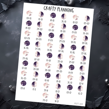 MOTH MOON PHASES 2026