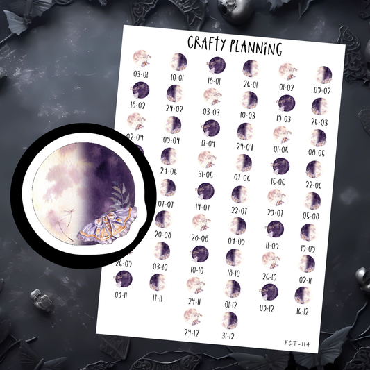 MOTH MOON PHASES 2026