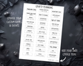 Custom Planner Date Stickers - Hobonichi Cousin - Standard Matte & Premium Matte