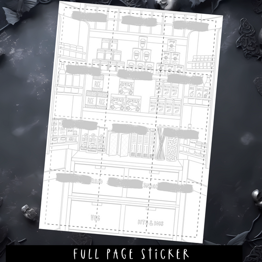 PANTRY INVENTORY - FULL PAGE STICKER
