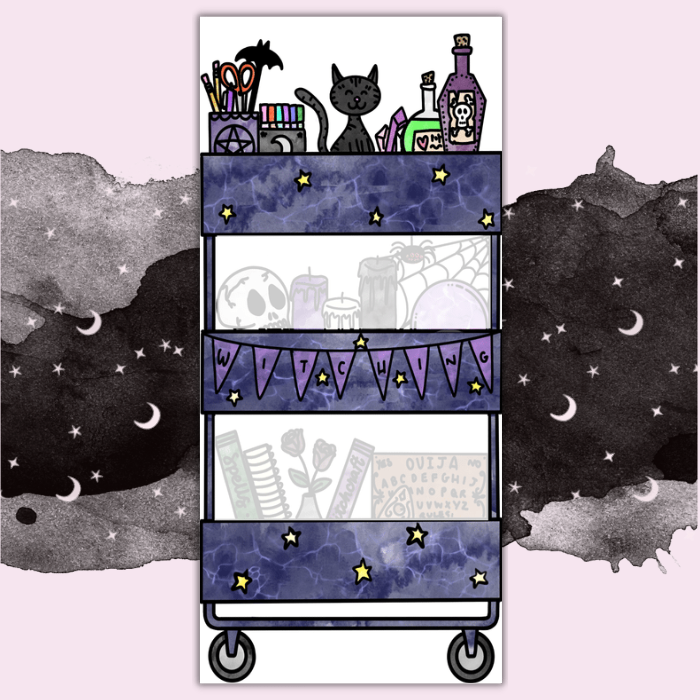 Witchcraft Cart - Full Page Sticker