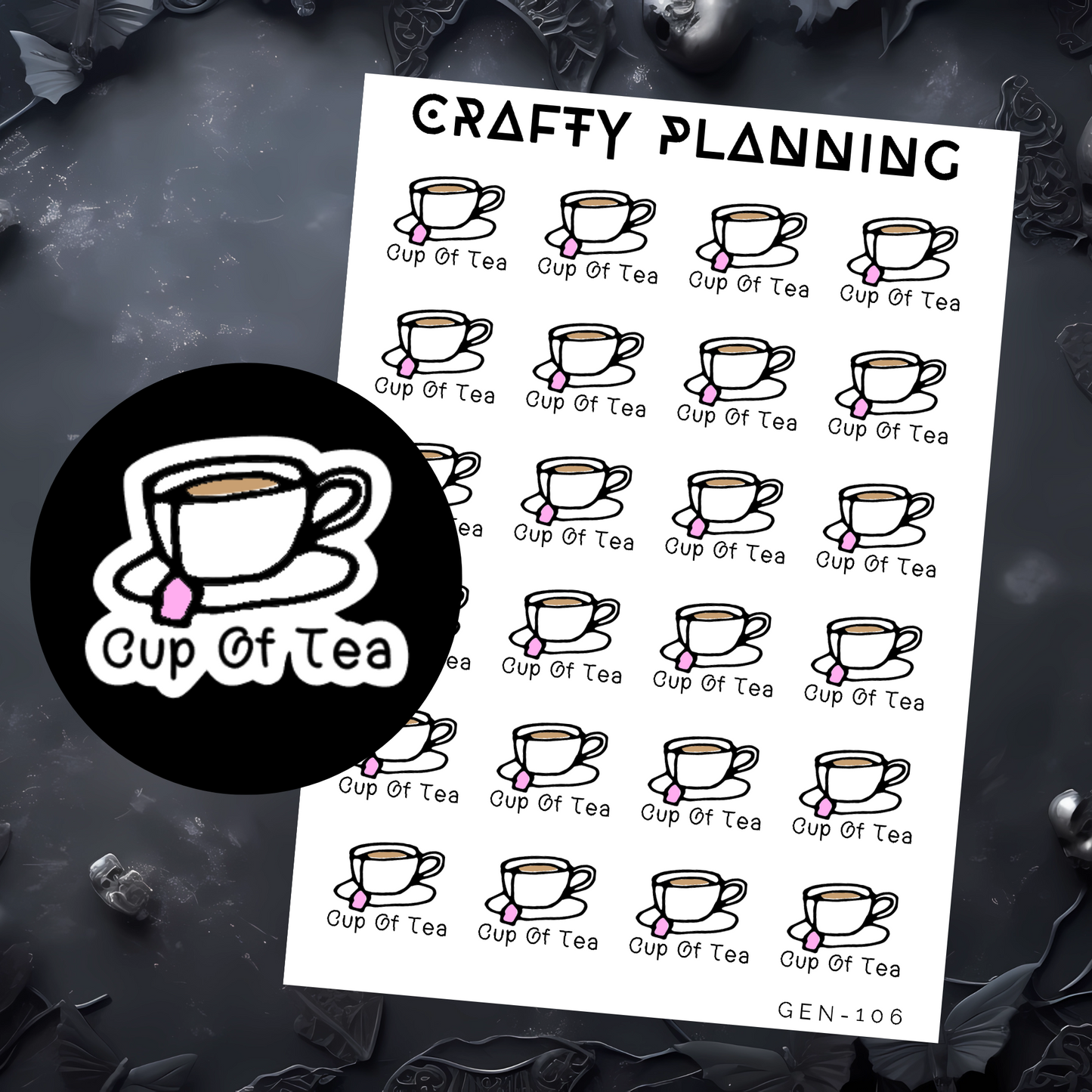 Cup Of Tea - Mini Sticker Sheet