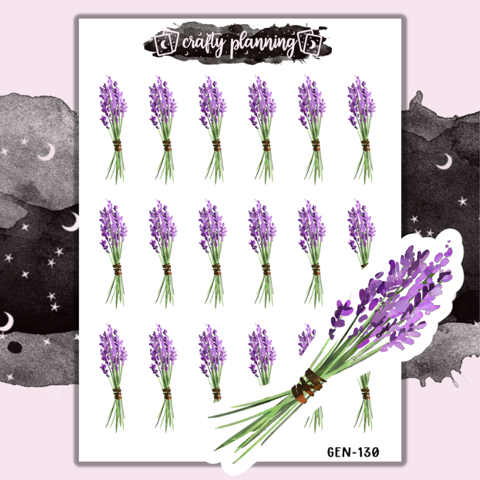 Lavender - Mini Sticker Sheet
