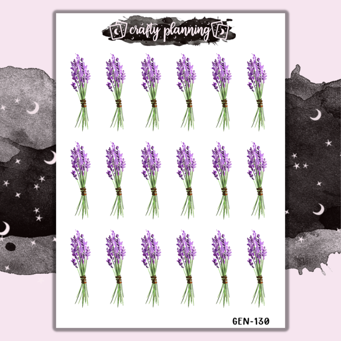Lavender - Mini Sticker Sheet