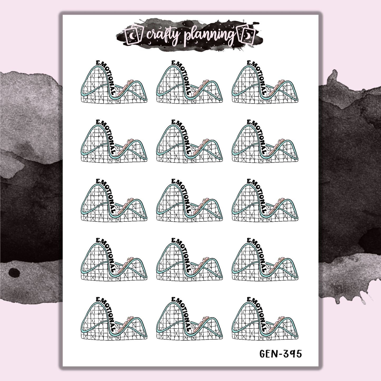 Emotional Rollercoaster - Mini Sticker Sheet