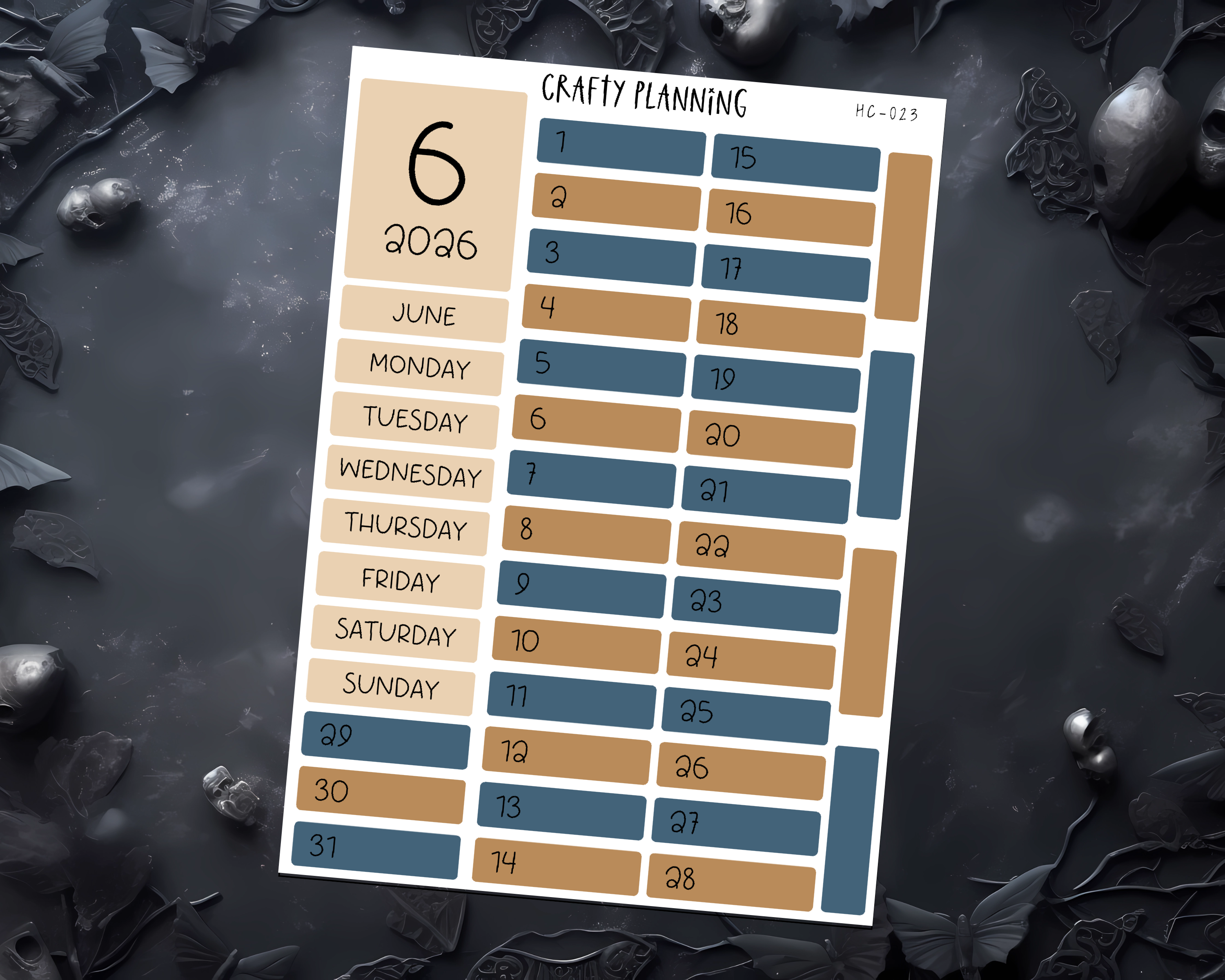 Father's Day Planner Kit – Hobonichi Cousin Planner Stickers | Monthly & Weekly Sets