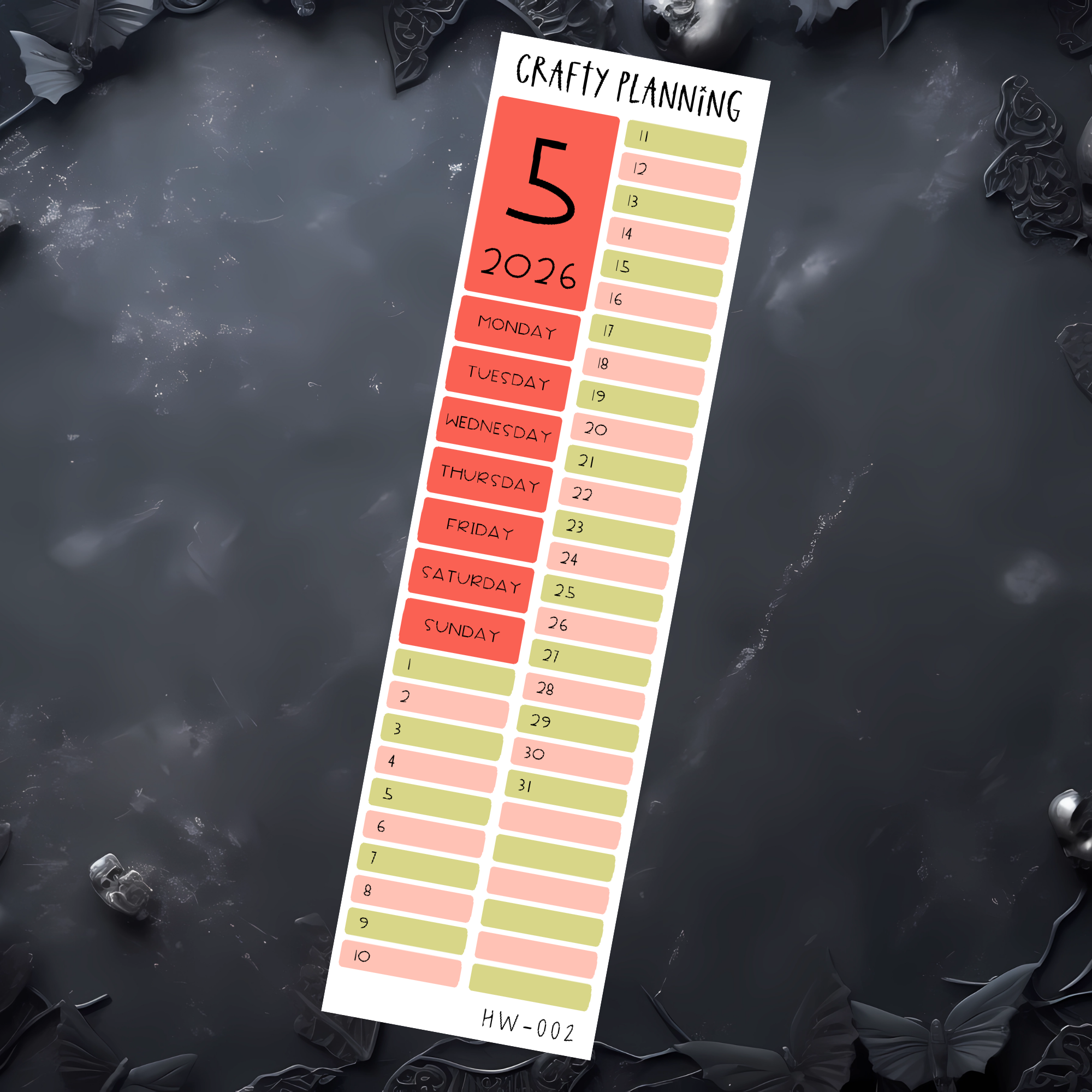 BOOKISH STRAWBERRY BEAR - HOBONICHI WEEKS