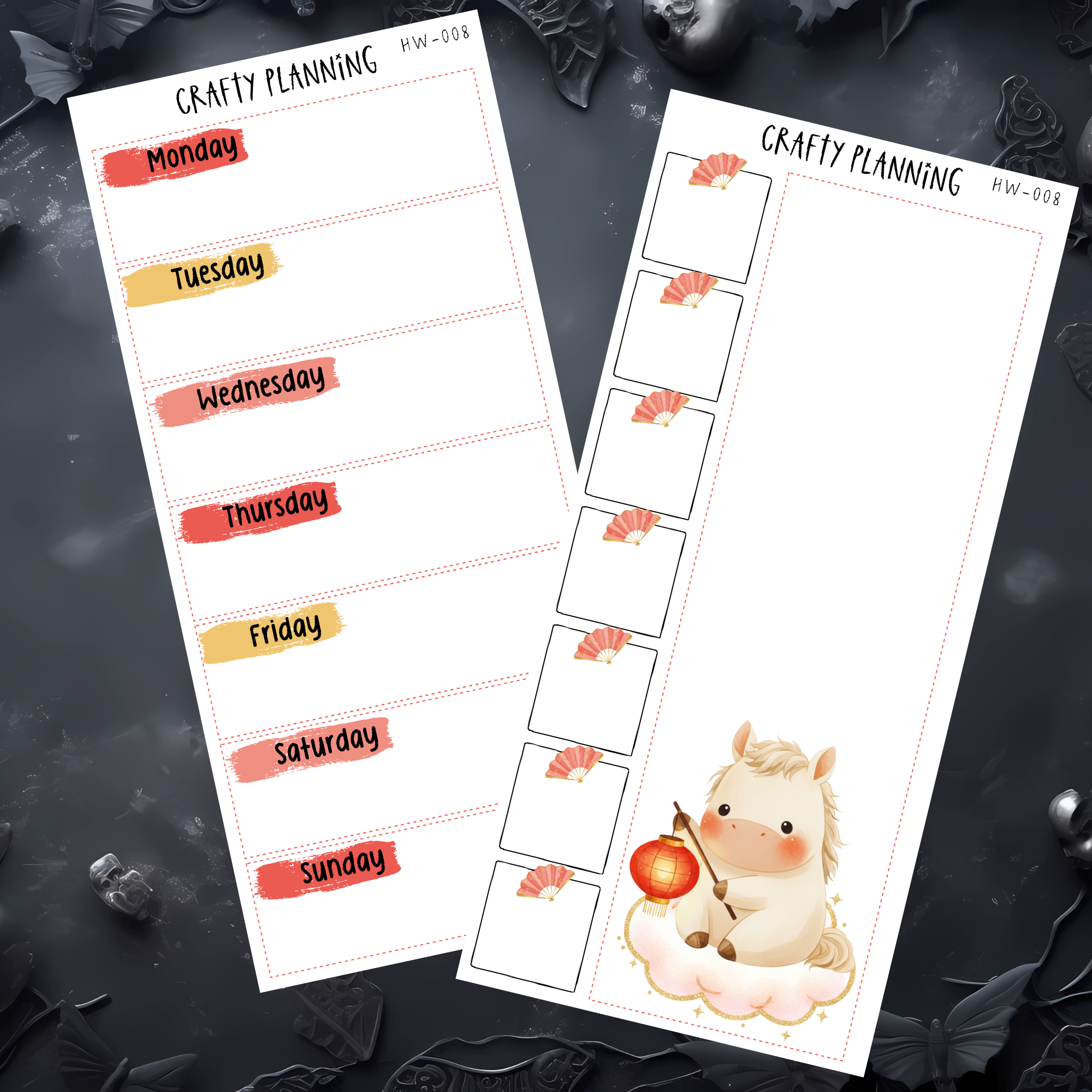 YEAR OF THE HORSE - WEEKS FULL PAGE KIT