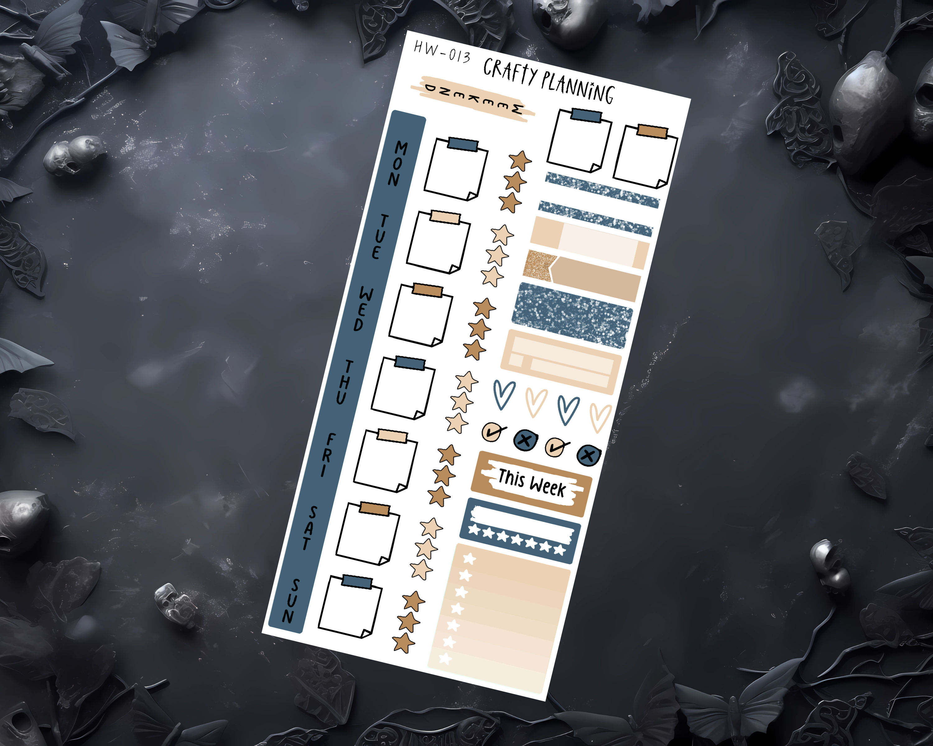 Father's Day Camping Planner Kit – Hobonichi Weeks Weekly & Monthly Planner Stickers