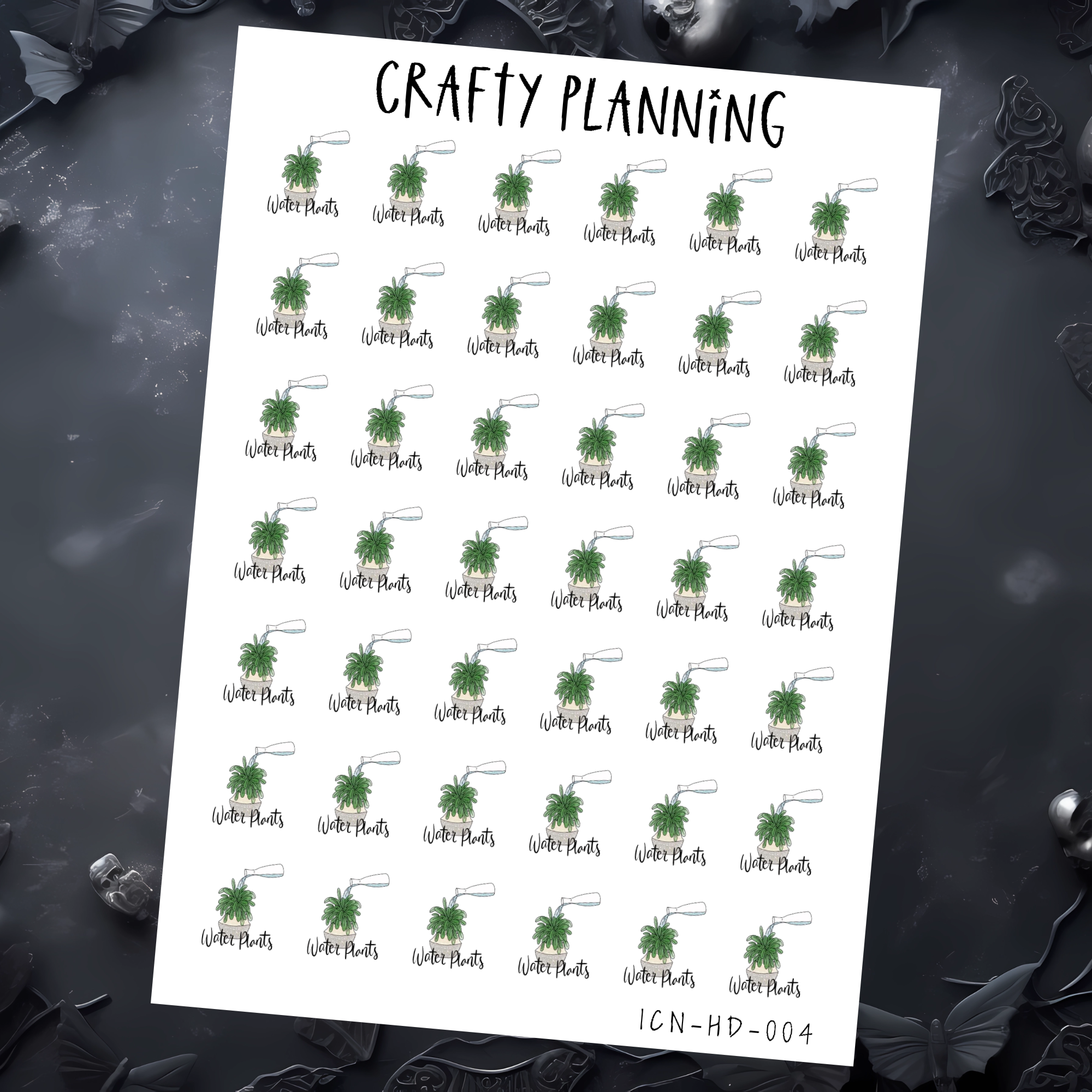 WATER PLANTS - HAND DRAWN