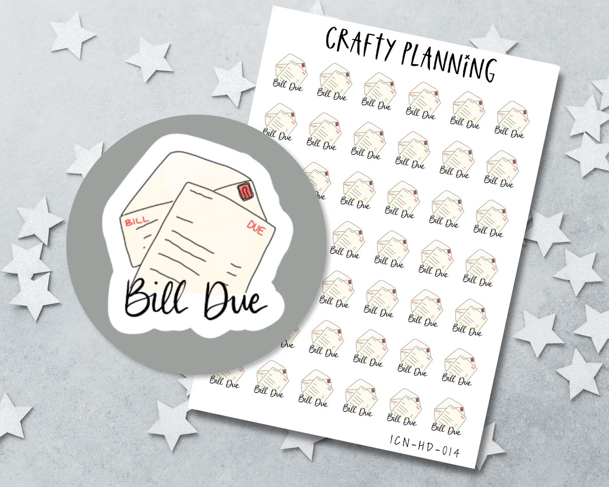 Bill Due Icons