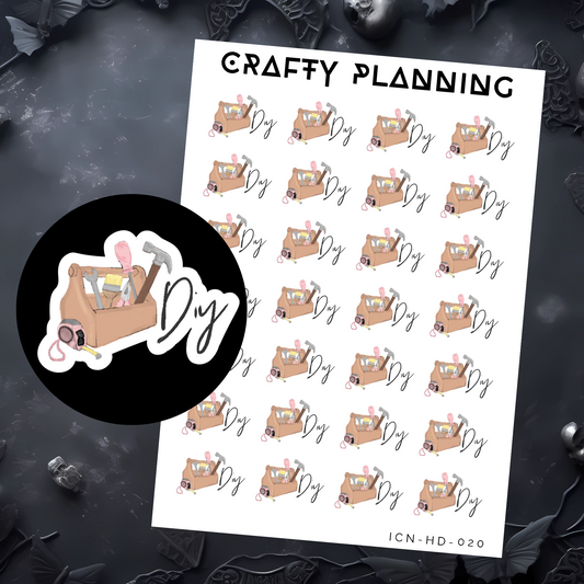 DIY - Hand Drawn Icons - Mini Sticker Sheet