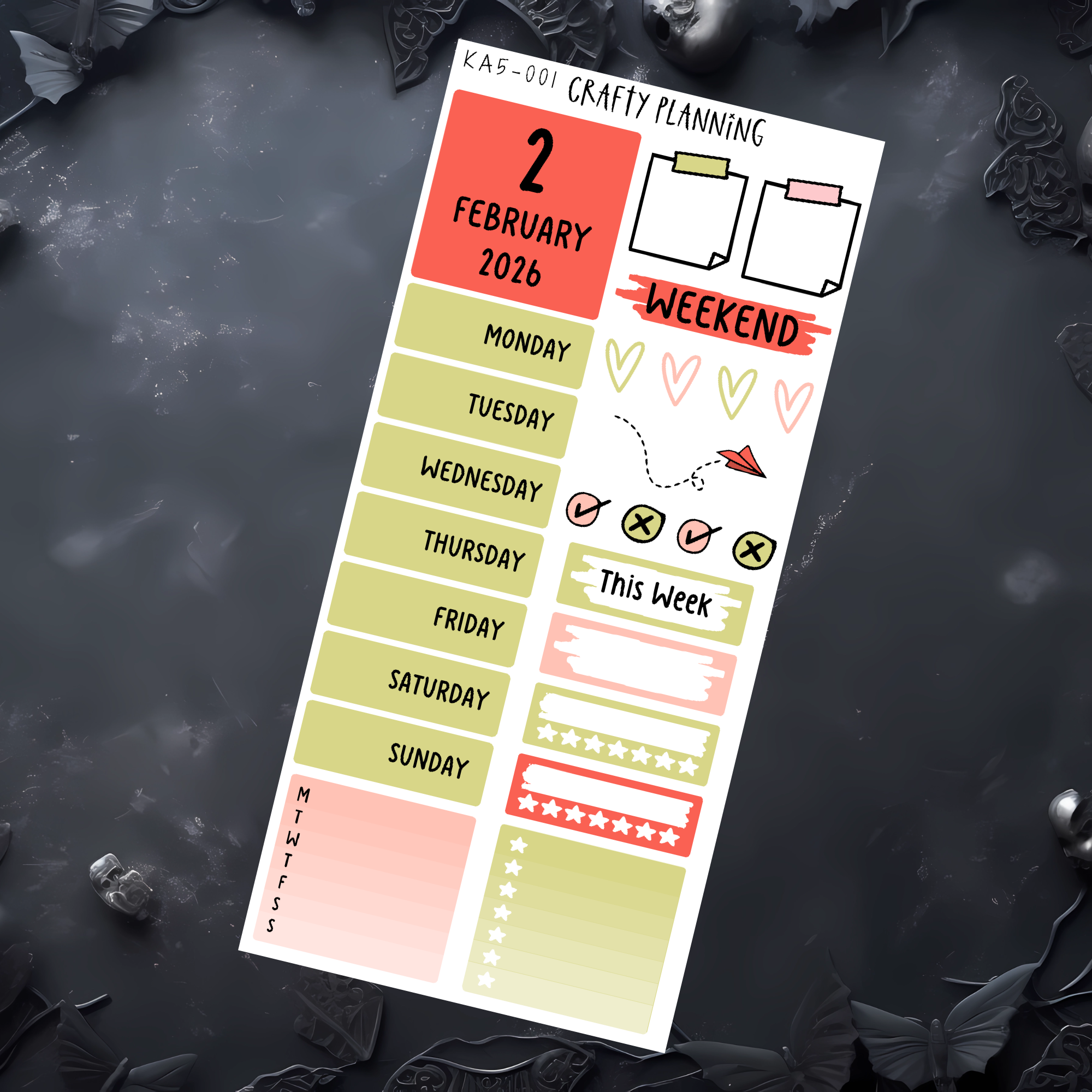 BOOKISH STRAWBERRY BEAR - KINBOR A5