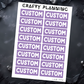 Custom Labels - Mini Sheet