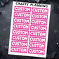 Custom Labels - Mini Sheet