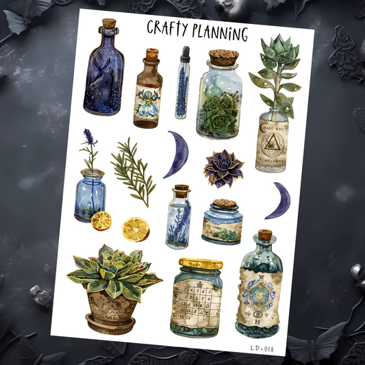 WITCHY DECO SHEET