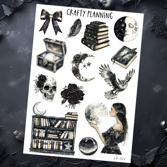 MOONLIGHT READING - DECO SHEET 1