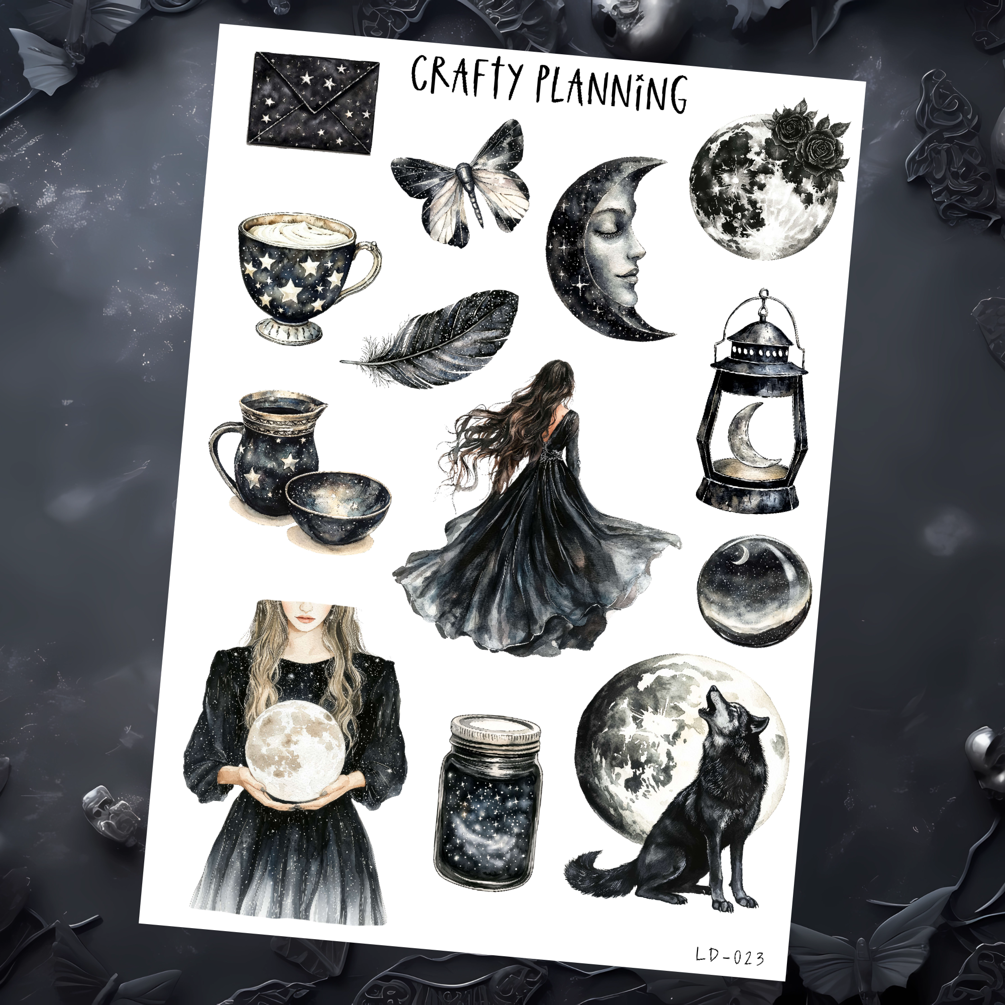 MOONLIGHT READING - DECO SHEET 2