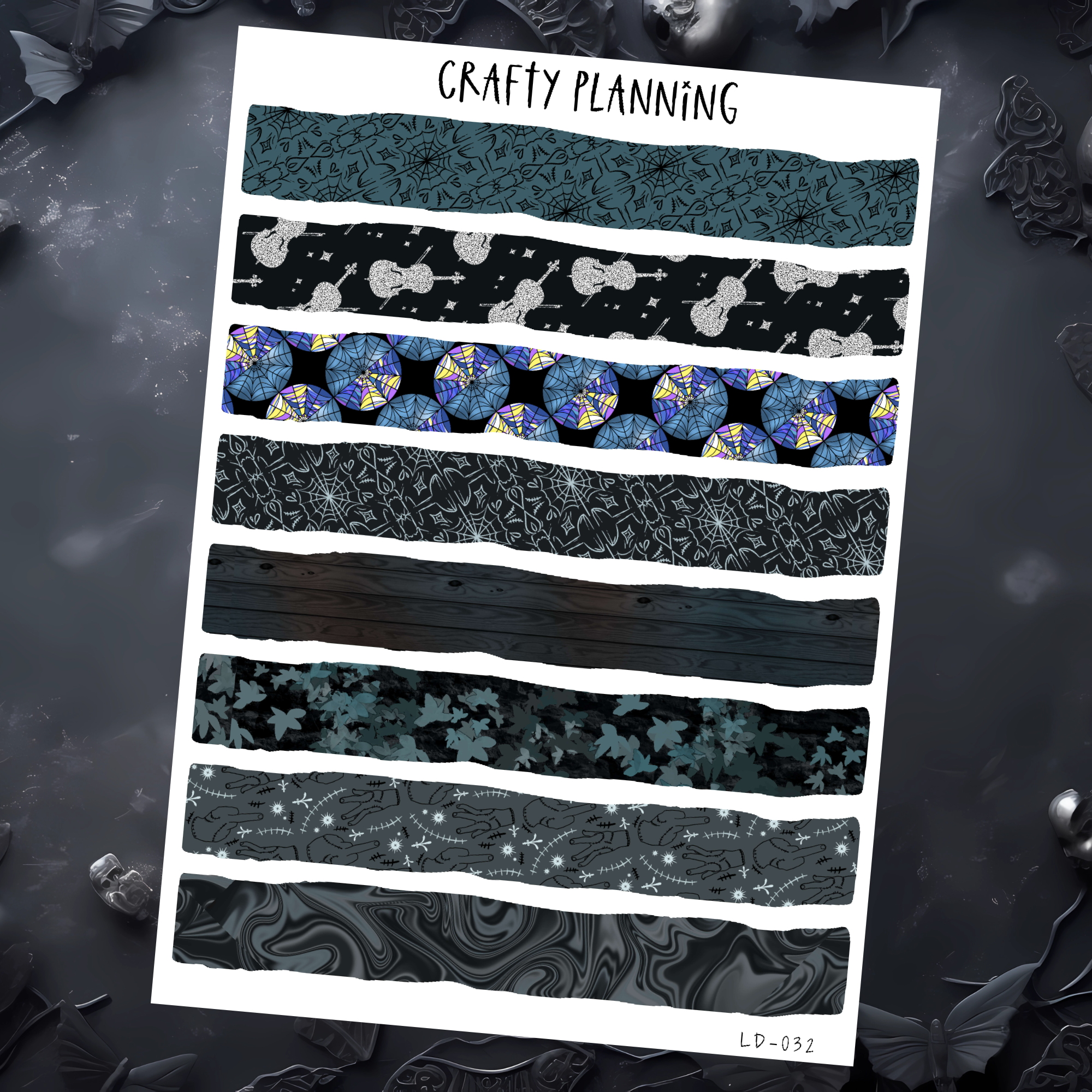 NEVERMORE - WASHI STRIPS