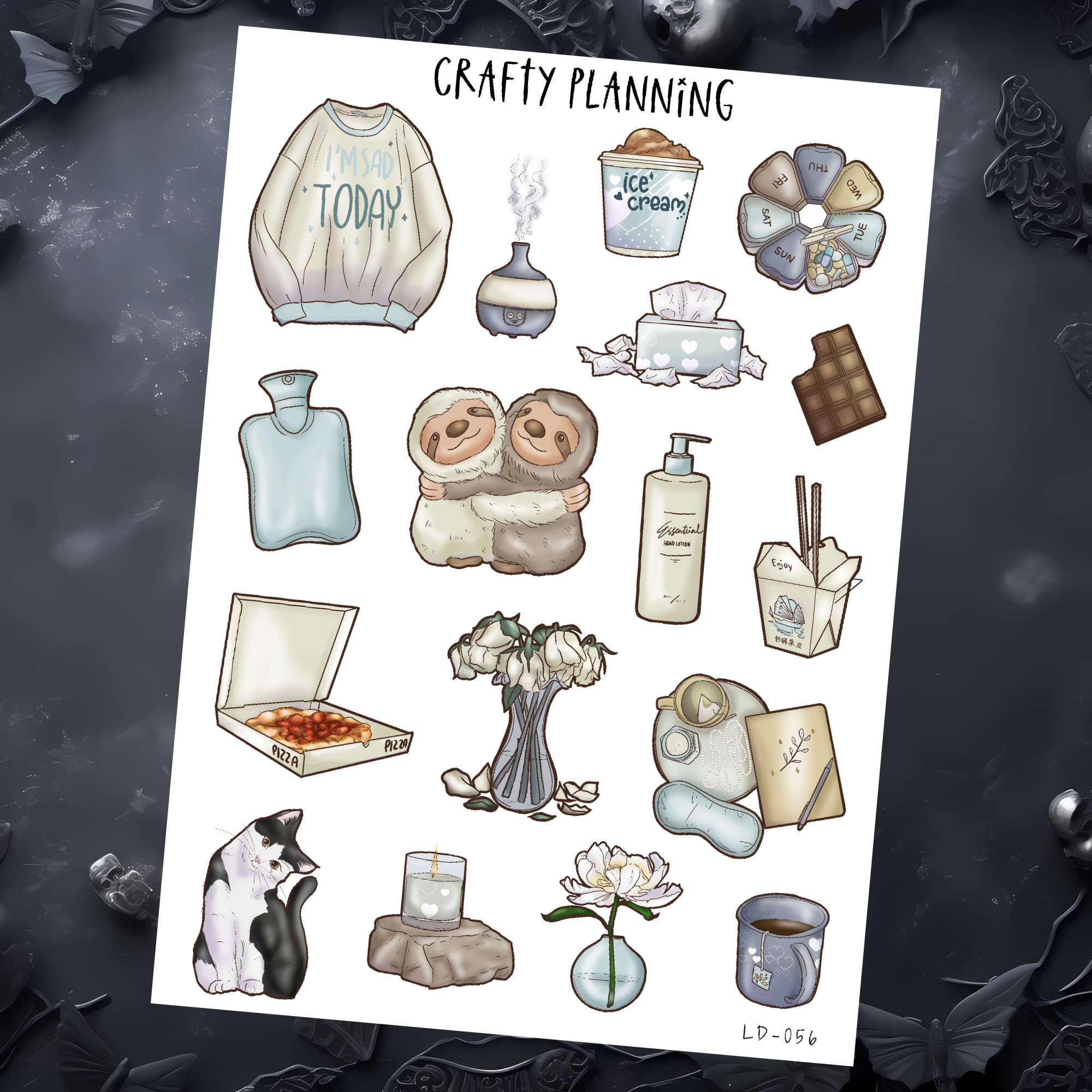 SAD GIRL SEASON DECO SHEETS