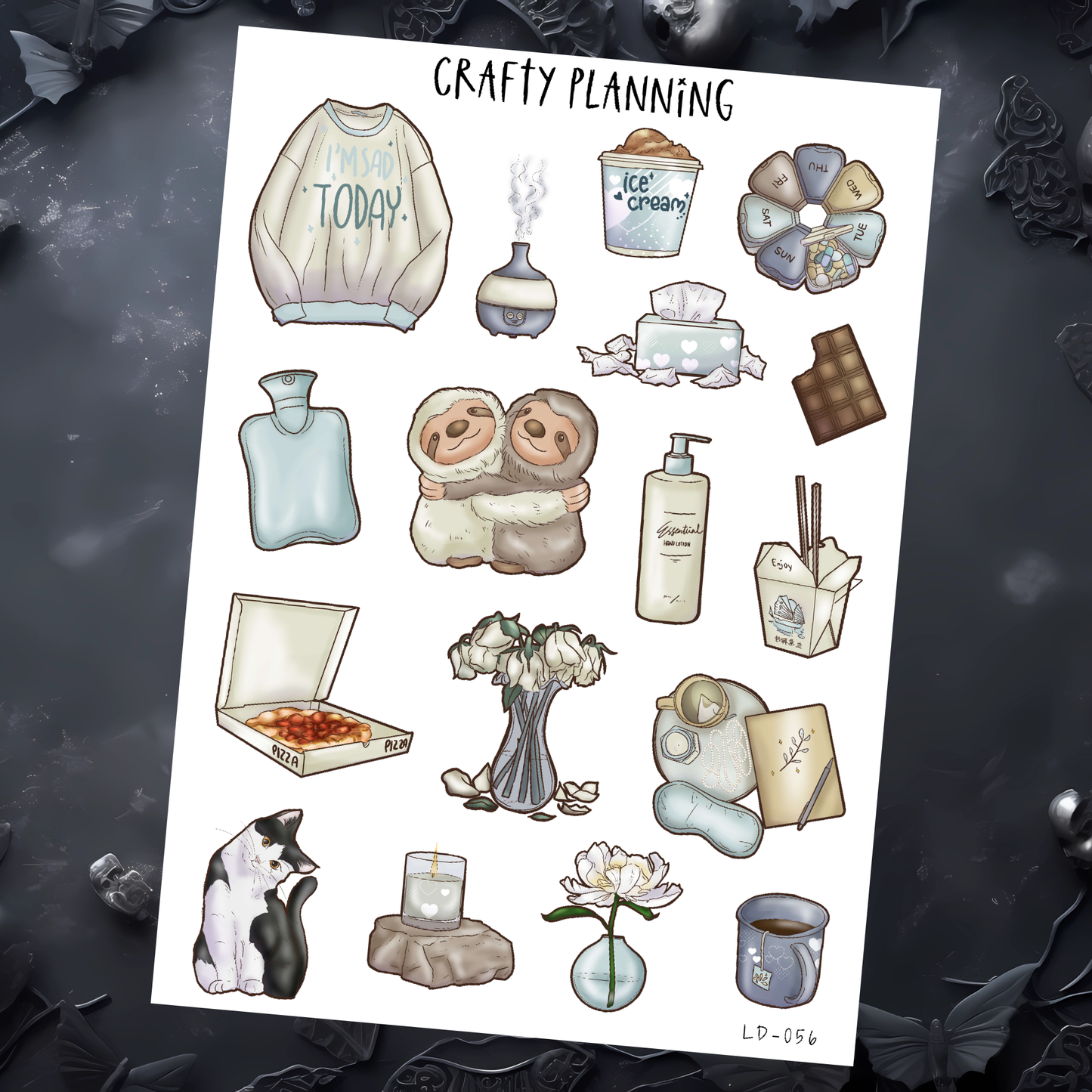 SAD GIRL SEASON DECO SHEETS