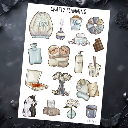 SAD GIRL SEASON DECO SHEETS