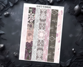 Pink Washi Stickers - Pastel Floral Planner & Journal Sticker Sheet