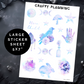 Watercolor Moon Child - Large Sticker Sheet