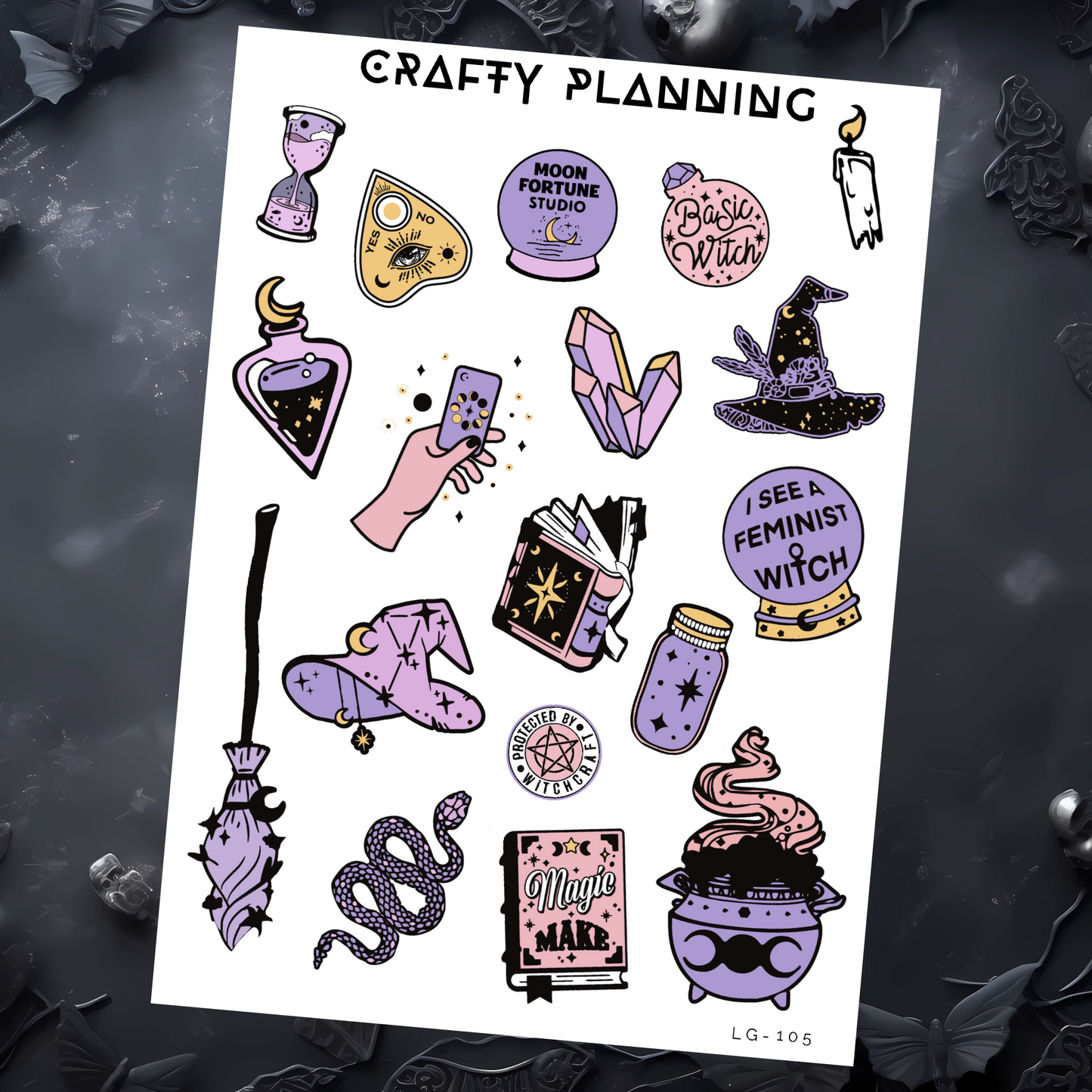 Basic Witch Deco - Sticker Sheets