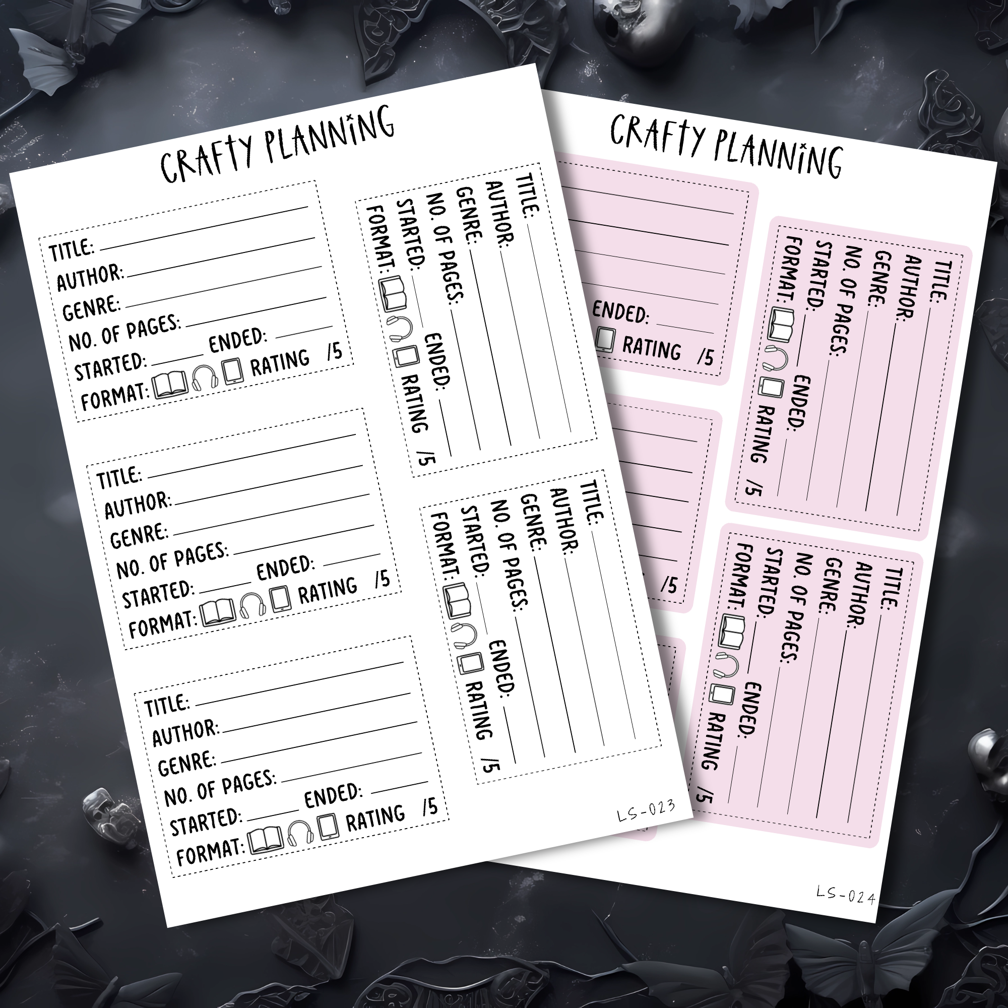 BOOK REVIEW STICKERS