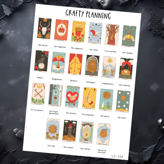 TAROT CARD STICKERS