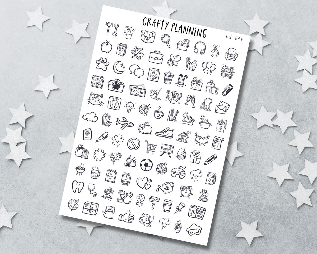 Doodle Icon Sampler