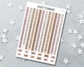 2027 Hobonichi Weeks Index Strips