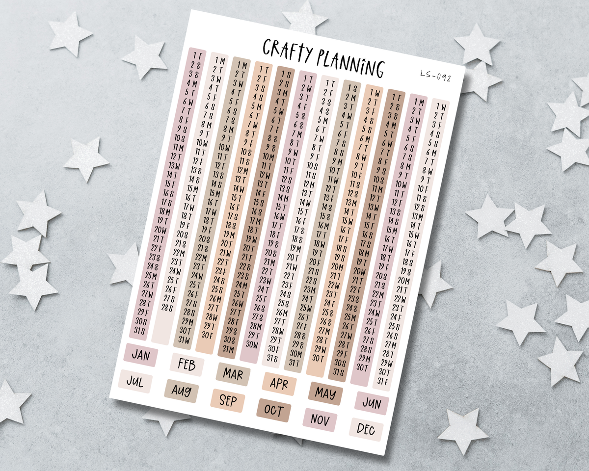 2027 Hobonichi Weeks Index Strips