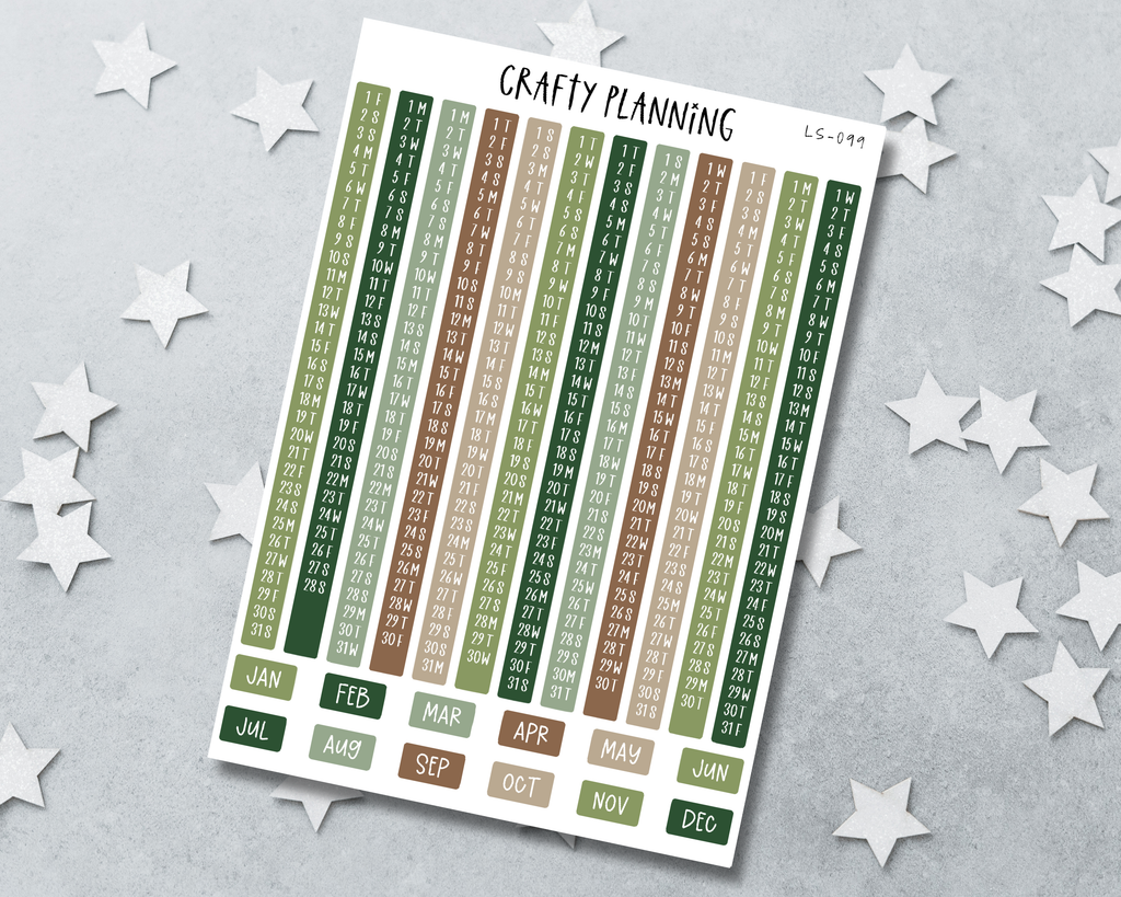2027 Hobonichi Weeks Index Strips