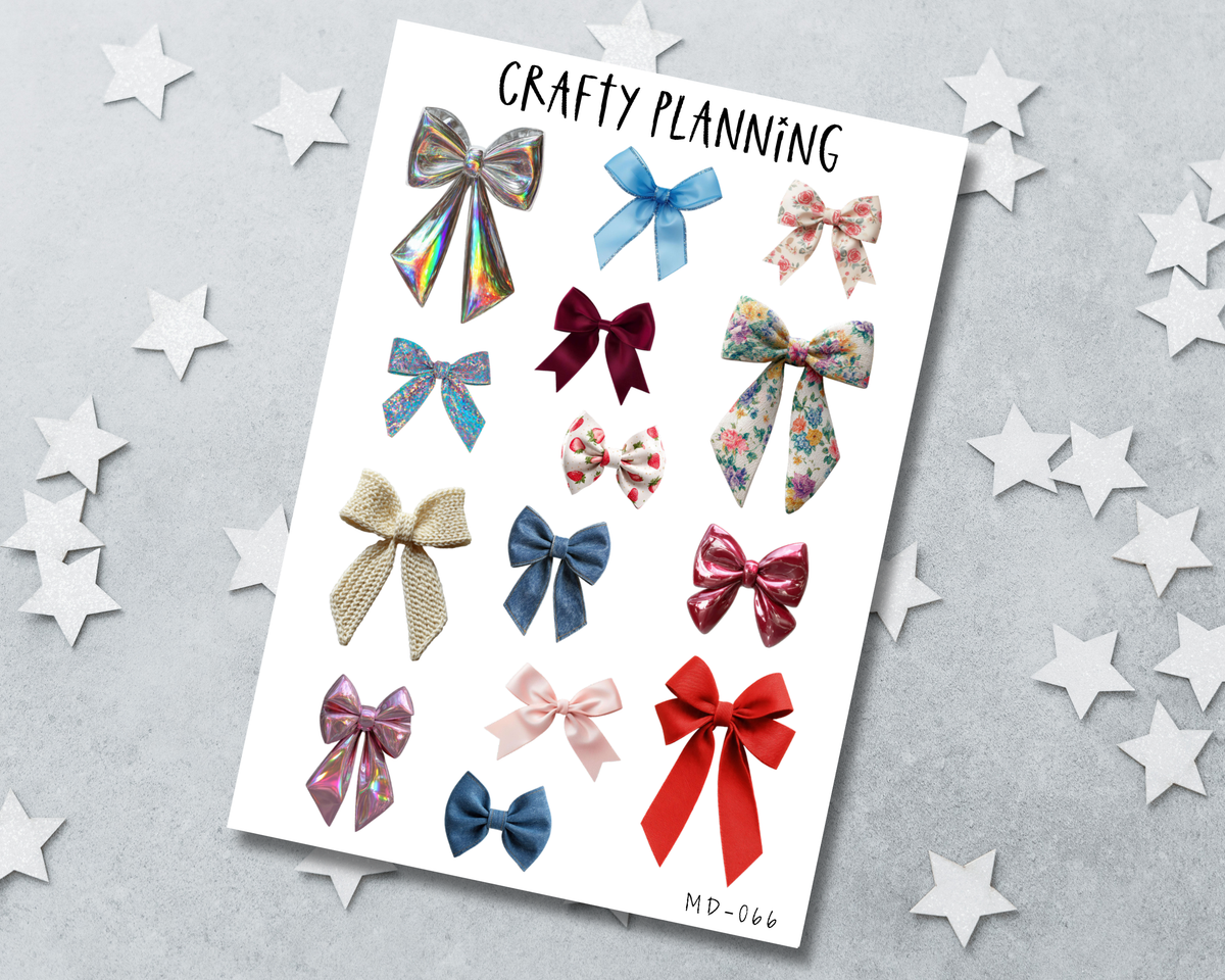Pretty Bow Stickers