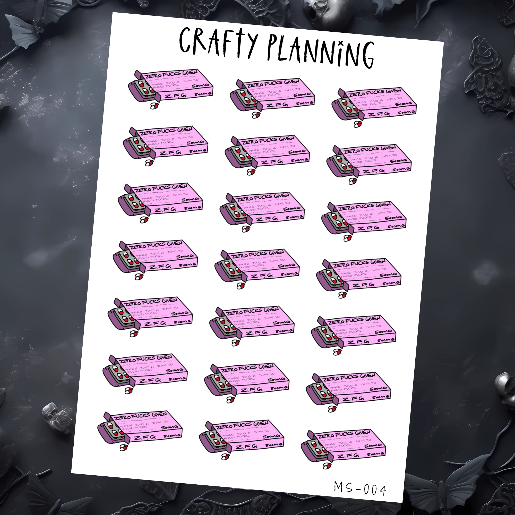 ZERO FUCKS MEDICATION