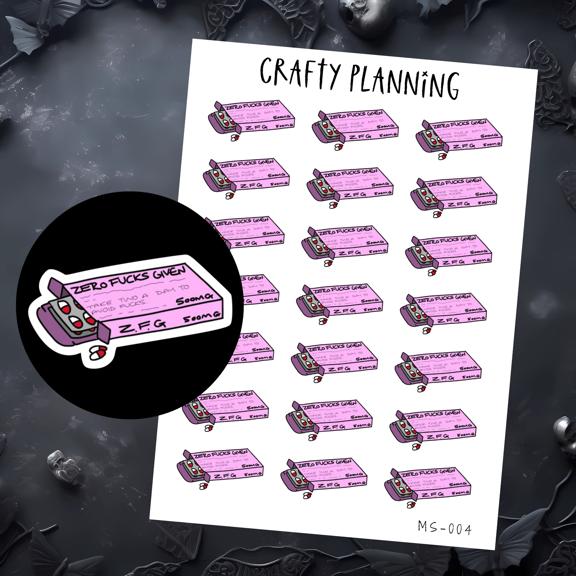 ZERO FUCKS MEDICATION